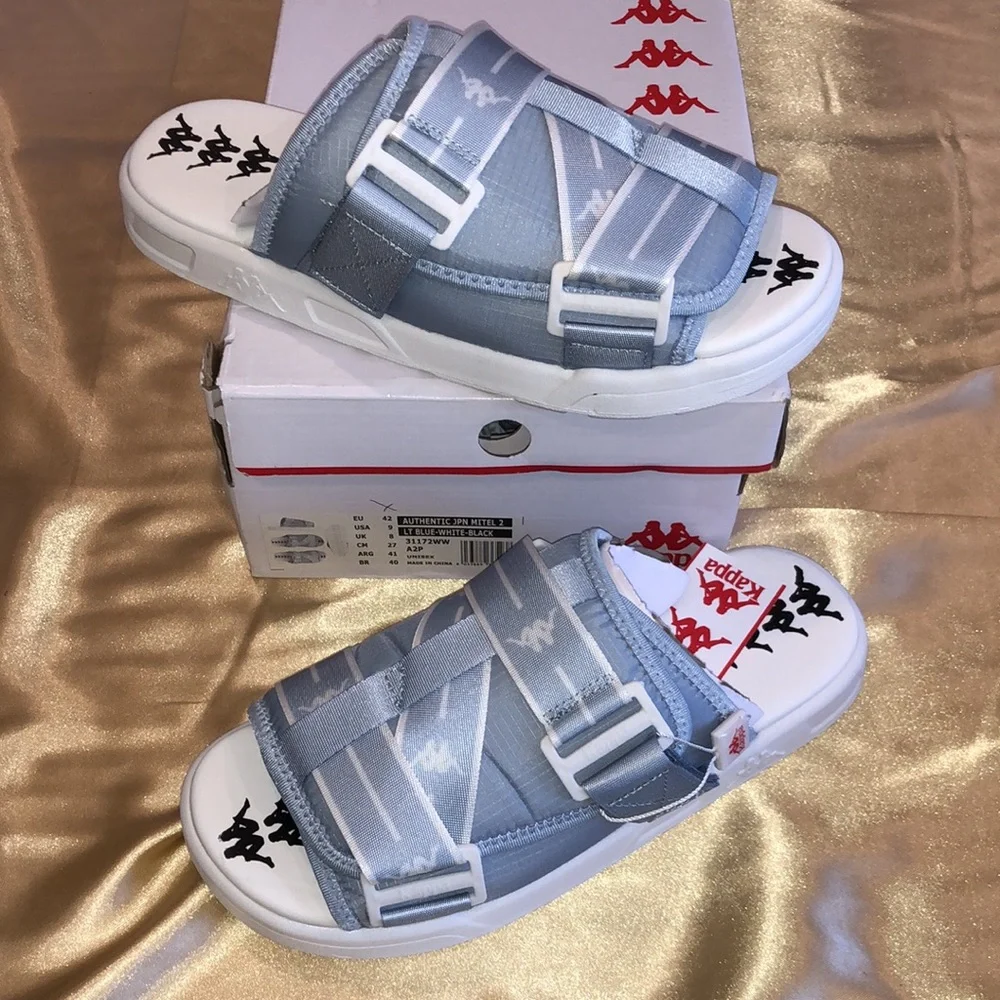 NWB KAPPA MINOR DAMAGE Unisex Slipper Sandal Slide Sz WOMEN 11 MEN 9_4